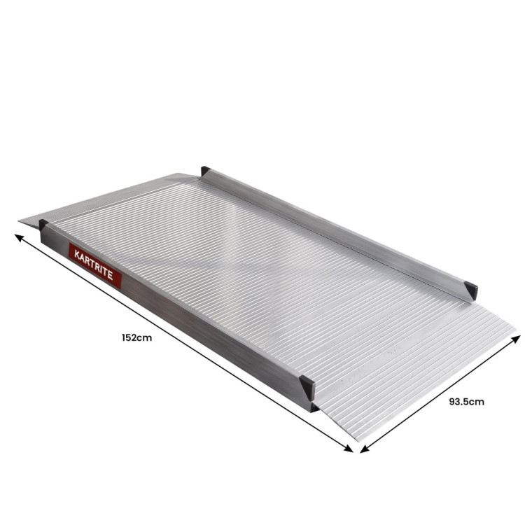 Kartrite 5ft Aluminium Wheelchair Ramp 380kg Capacity 93.5cm Width image 3