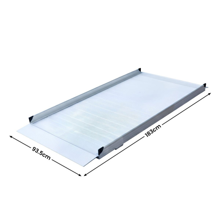 Kartrite 6ft Aluminium Wheelchair Ramp Non Slip Surface 386kg Capacity image 5