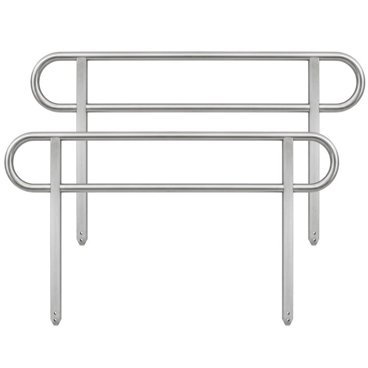 Kartrite 8ft Aluminium Wheelchair Ramp w/ Handrails 380kg Capacity 72cm Width image 8