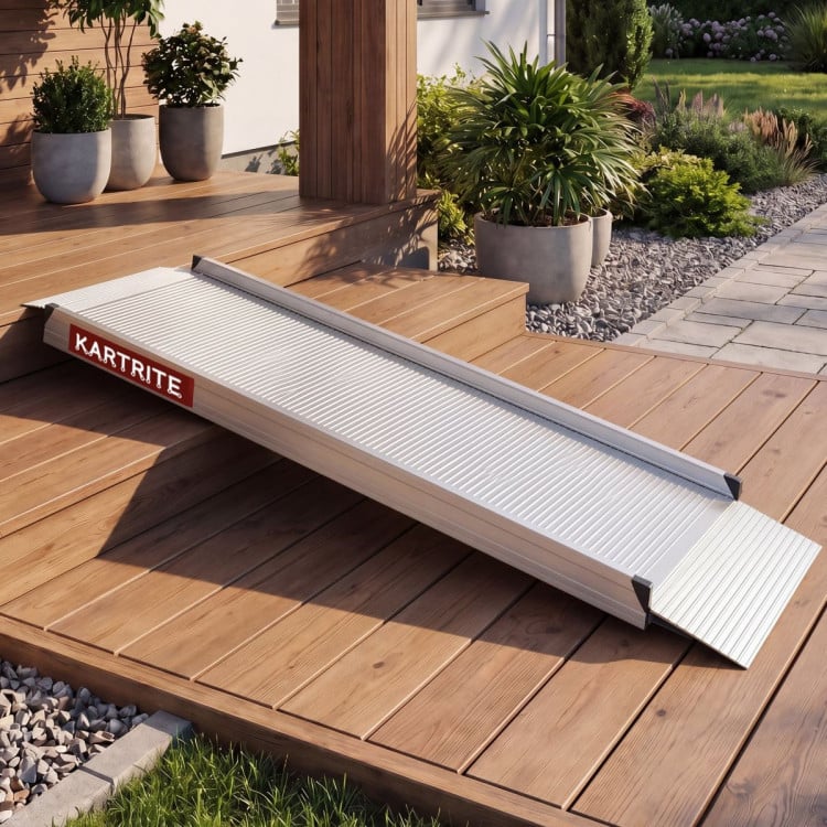 Kartrite 8ft Aluminium Wheelchair Ramp 380kg Capacity 72cm Width image 7