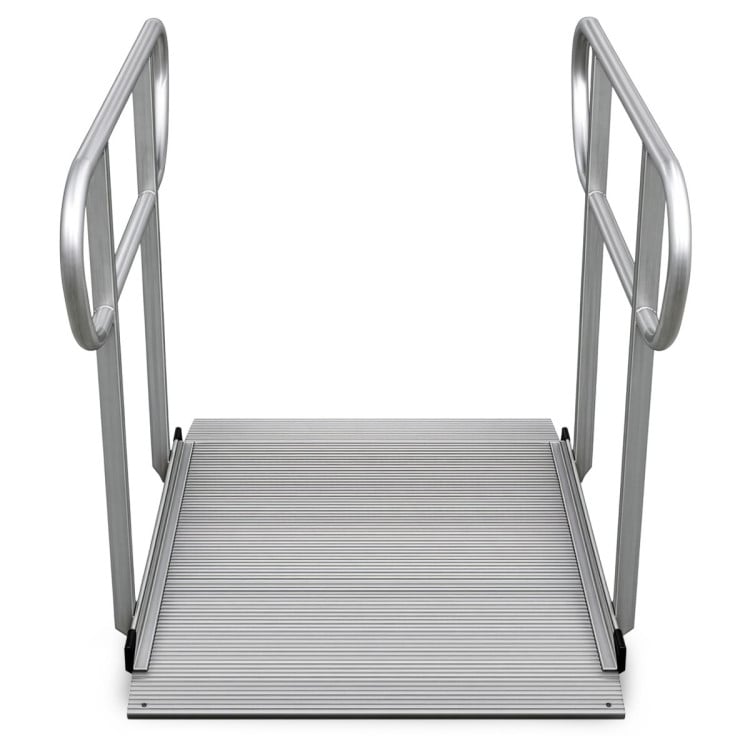 Kartrite 8ft Aluminium Wheelchair Ramp with Handrails 380kg Heavy Duty Non-Slip Mobility Scooter Ramp 93cm Wide image 6
