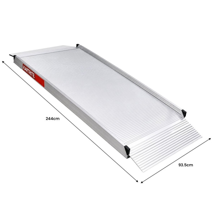 Kartrite 8ft Aluminium Wheelchair Ramp 380kg Capacity 93.5cm Width image 4