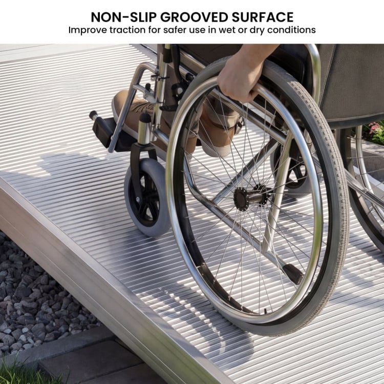 Kartrite 8ft Aluminium Wheelchair Ramp 380kg Capacity 93.5cm Width image 6