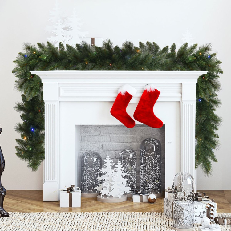 Christabelle 2.7m Christmas Garland with LED Lights - Dorset Pine Mantle Decoration Ornament image 6
