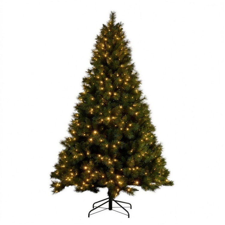 Christabelle 1.8m 6ft Grand Sierra Christmas Tree Pre Lit Multi Function LED Memory Wire Artificial Indoor Xmas Decor image 13