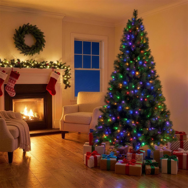 Christabelle 1.8m 6ft Grand Sierra Christmas Tree Pre Lit Multi Function LED Memory Wire Artificial Indoor Xmas Decor image 9