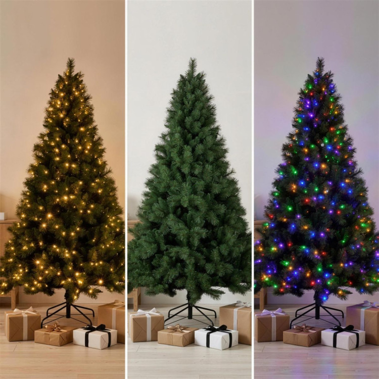 Christabelle 2.3m 7.5ft Grand Sierra Christmas Tree Pre Lit Multi Function LED Memory Wire Artificial Indoor Xmas Decor image 8