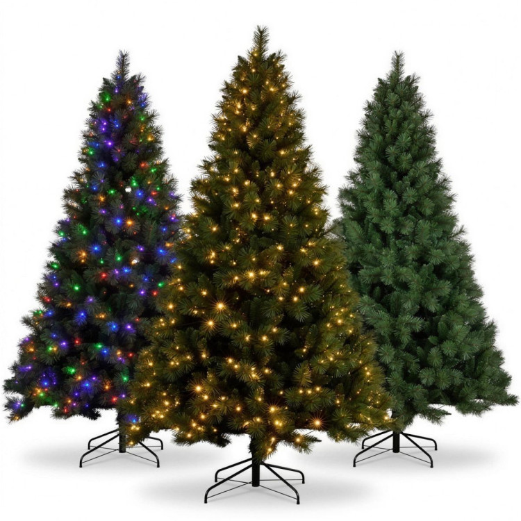 Christabelle 2.3m 7.5ft Grand Sierra Christmas Tree Pre Lit Multi Function LED Memory Wire Artificial Indoor Xmas Decor image 15
