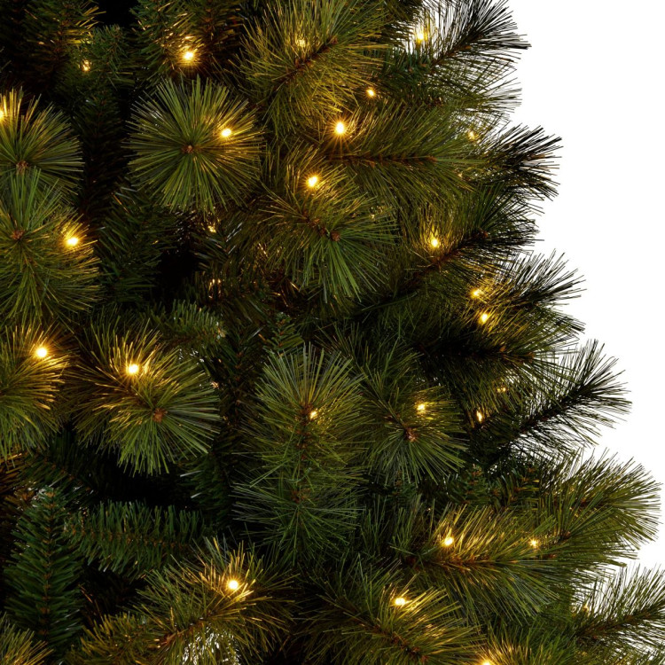 Christabelle 2.3m 7.5ft Grand Sierra Christmas Tree Pre Lit Multi Function LED Memory Wire Artificial Indoor Xmas Decor image 12