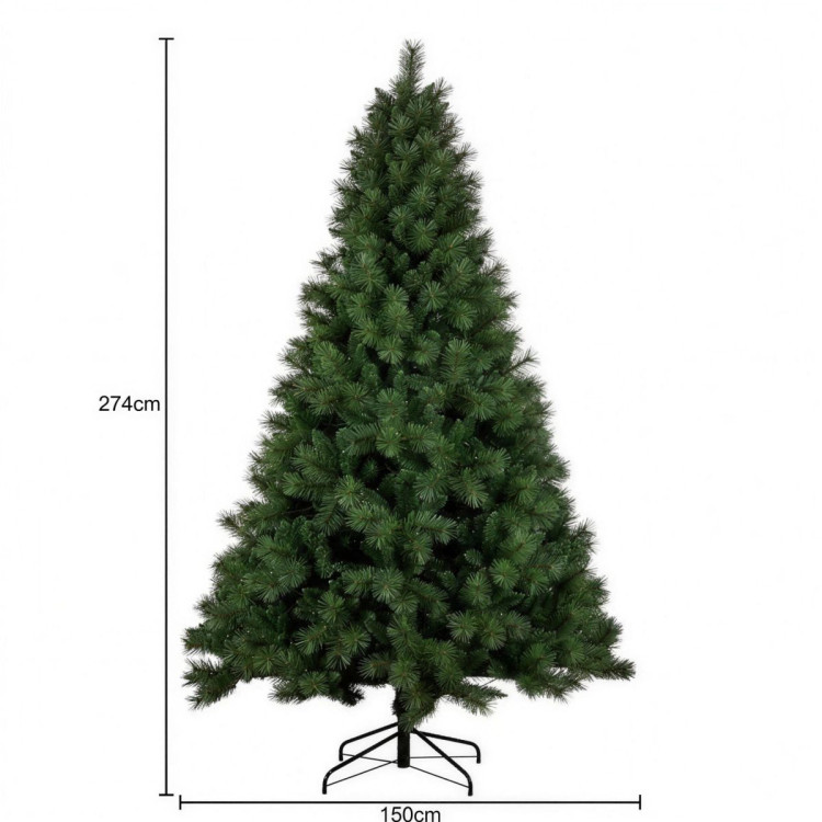 Christabelle 2.7m 9ft Grand Sierra Christmas Tree Pre Lit Multi Function LED Memory Wire Artificial Indoor Xmas Decor image 9