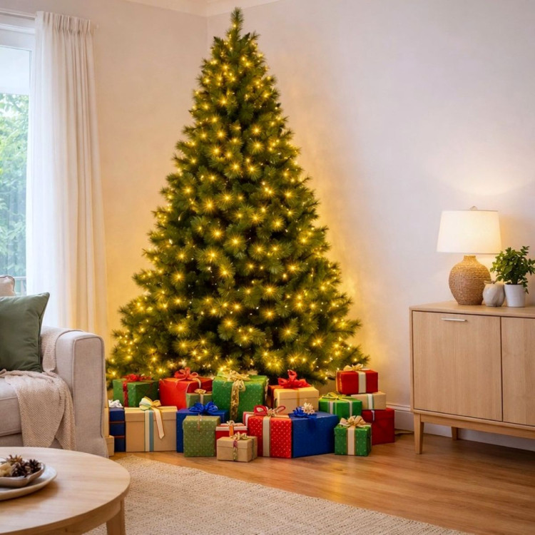 Christabelle 2.7m 9ft Grand Sierra Christmas Tree Pre Lit Multi Function LED Memory Wire Artificial Indoor Xmas Decor image 14