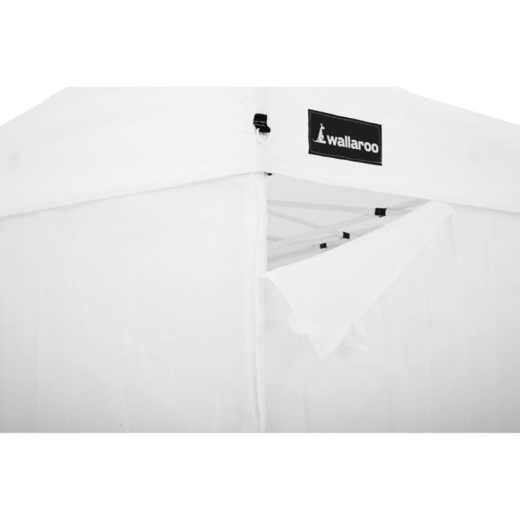 Wallaroo 3x6m Pop Up Gazebo Marquee Outdoor Party Tent Folding Canopy Shelter with 5 Walls and Carry Bag White image 6
