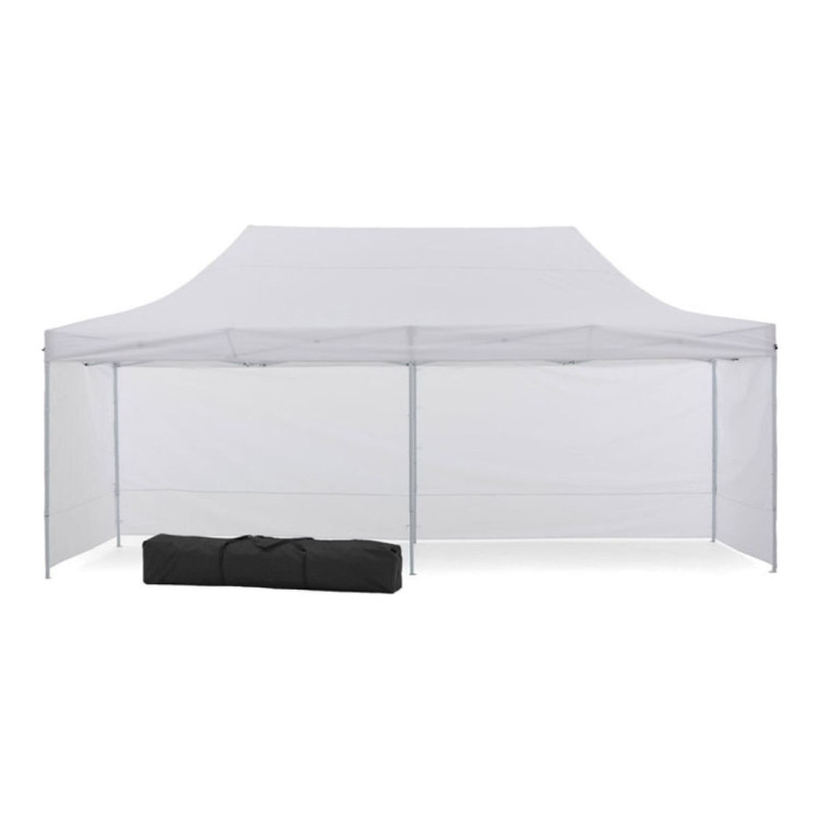Wallaroo 3x6m Pop Up Gazebo Marquee Outdoor Party Tent Folding Canopy Shelter with 5 Walls and Carry Bag White image 5