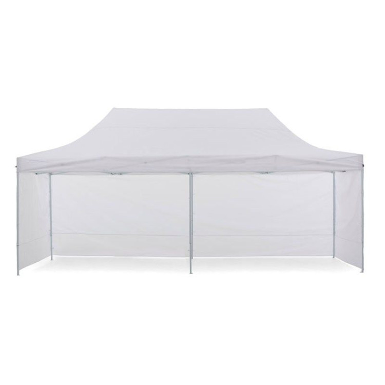 Wallaroo 3x6m Pop Up Gazebo Marquee Outdoor Party Tent Folding Canopy Shelter with 5 Walls and Carry Bag White