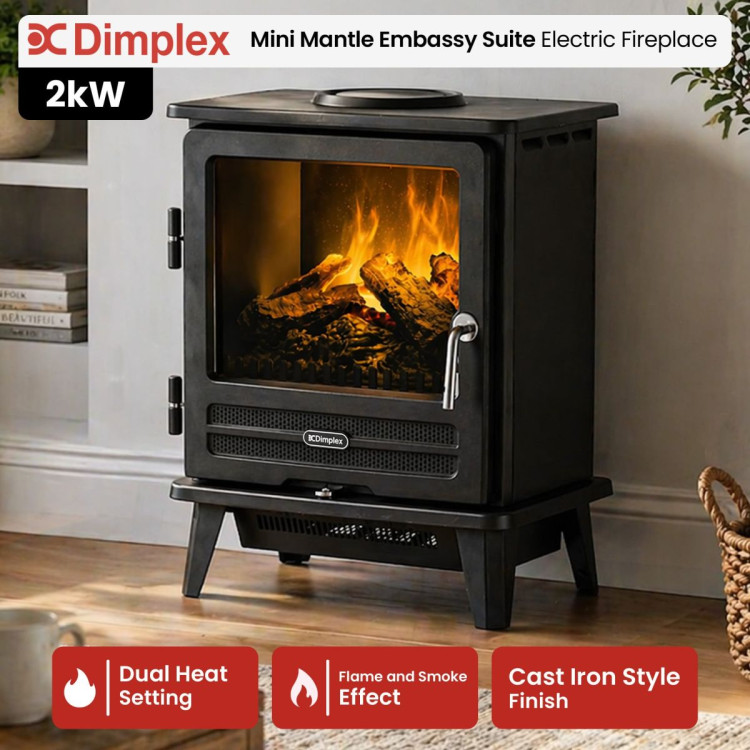 Dimplex 2kW Willowbrook Opti Myst Portable Electric Stove Flame and Smoke Effect image 7