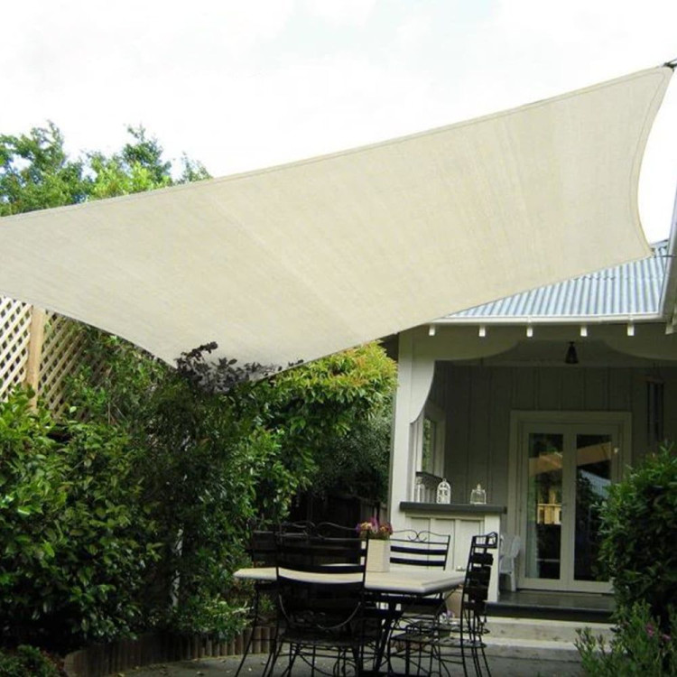 Waterproof 2m X 4m Outdoor Sun Shade Sail Canopy Rectangle image 4