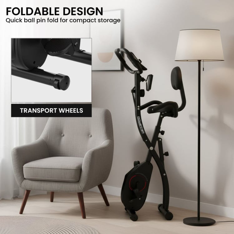 Powertrain 135E 4-in-1 Foldable X-Bike with LCD Display and Resistance Bands image 10