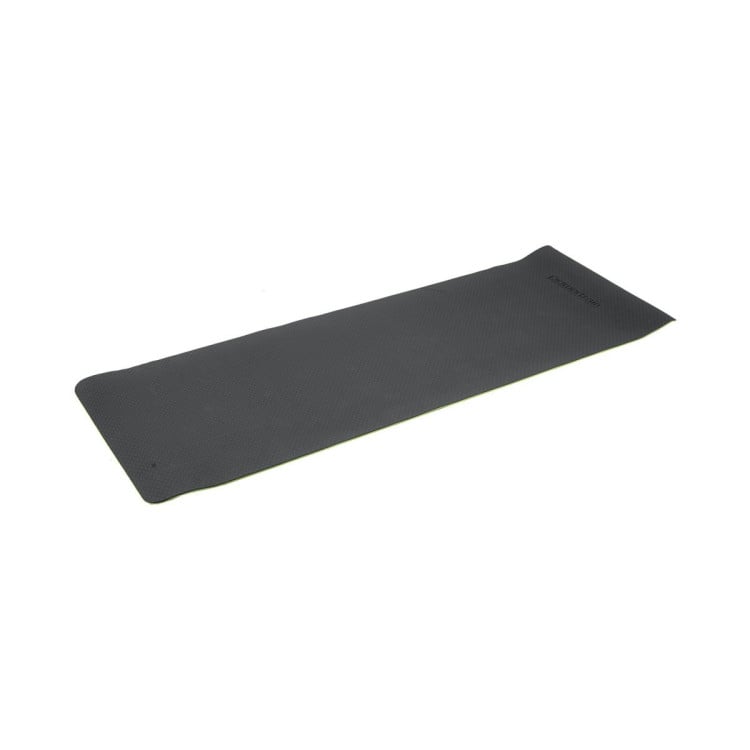 Powertrain TPE Pilates Exercise Yoga Mat 8mm - Black Green image 6