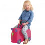 Kiddicare Bon Voyage Kids Ride On Suitcase Luggage Pink thumbnail 6