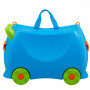 Kiddicare Bon Voyage Kids Ride On Suitcase Luggage Blue thumbnail 3