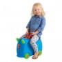 Kiddicare Bon Voyage Kids Ride On Suitcase Luggage Blue thumbnail 5