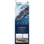 Sluban B1188 Model Kit 1:450 Aircraft Carrier Fujian Type 003 Chinese PLAN Warship Navy Vessel Boat Blocks DIY Set Toy thumbnail 3