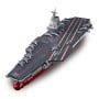 Sluban B1188 Model Kit 1:450 Aircraft Carrier Fujian Type 003 Chinese PLAN Warship Navy Vessel Boat Blocks DIY Set Toy thumbnail 1