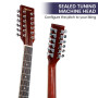 Karrera 12-String Acoustic Guitar with EQ - Natural thumbnail 5