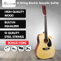 Karrera 12-String Acoustic Guitar with EQ - Natural thumbnail 9