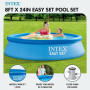 Intex 28108AU Easy Set Above Ground Swimming Pool 2.44m x 61cm thumbnail 9