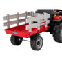 Case IH Magnum 12V Battery-Powered Kids Ride-On Tractor with Detachable Trailer, 2 Speeds & Parent Lockout thumbnail 5