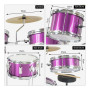 Karrera Childrens 4pc Drum Kit - Purple thumbnail 3