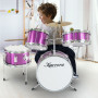 Karrera Childrens 4pc Drum Kit - Purple thumbnail 9