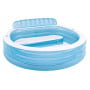 Intex Swim Centre Round Inflatable Family Lounge Pool thumbnail 1
