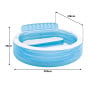 Intex Swim Centre Round Inflatable Family Lounge Pool thumbnail 4