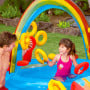 Intex Inflatable Rainbow Ring Play Centre w/ Slide thumbnail 5