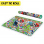 Rollmatz Race Track Baby Kids Play Floor Mat 200cm x 120cm thumbnail 3