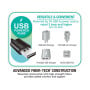 Intex Queen Dura-Beam Prestige Gray Airbed with Fastfill USB Pump thumbnail 10