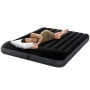 Intex Dura-Beam Classic Inflatable Queen Airbed Mattress with Pillow Rest Black thumbnail 11