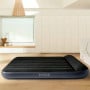 Intex Dura-Beam Classic Inflatable Queen Airbed Mattress with Pillow Rest Black thumbnail 12