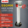 2x AL-KO 590mm Drop Down Stabiliser Leg Corner Fitted with Big Foot thumbnail 6