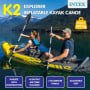 Intex Explorer K2 Inflatable Kayak Canoe 68307NP thumbnail 3