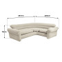 Intex Corner Sofa Inflatable Couch - L-Shaped Corner Sofa thumbnail 3