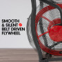 PowerTrain Air Resistance Exercise Red Bike Spin Fan Equipment Cardio thumbnail 7