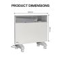 Noirot 7358-5 1500W Electric Panel Heater - Refurbished thumbnail 6