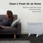 Noirot Spot Plus 2000W Electric Panel Heater Timer & Castors - Silent & Allergy-Free - Refurbished thumbnail 3