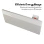 Noirot Spot Plus 2000W Electric Panel Heater Timer & Castors - Silent & Allergy-Free - Refurbished thumbnail 10