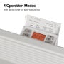 Noirot Spot Plus 2000W Electric Panel Heater Timer & Castors - Silent & Allergy-Free - Refurbished thumbnail 11