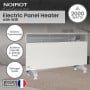 Noirot Spot Plus 7358-7TPRO 2000W WiFi Electric Convection Panel Heater Wall Mount Castors Timer Refurbished thumbnail 2