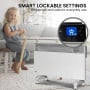 Noirot Spot Plus 7358-7TPRO 2000W WiFi Electric Convection Panel Heater Wall Mount Castors Timer Refurbished thumbnail 7